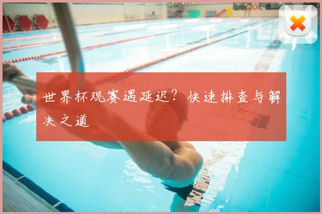 世界杯观赛遇延迟？快速排查与解决之道